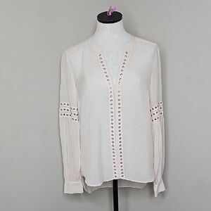 Elegant Cream Women's Top